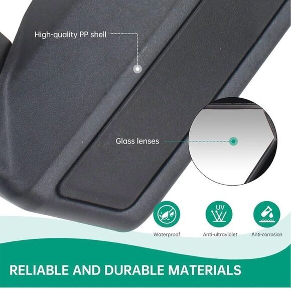 Front Door Rear View Side Mirrors Compatible Can Am Maverick X3/X3 MAX 2017-2021 - Picture 3 of 16